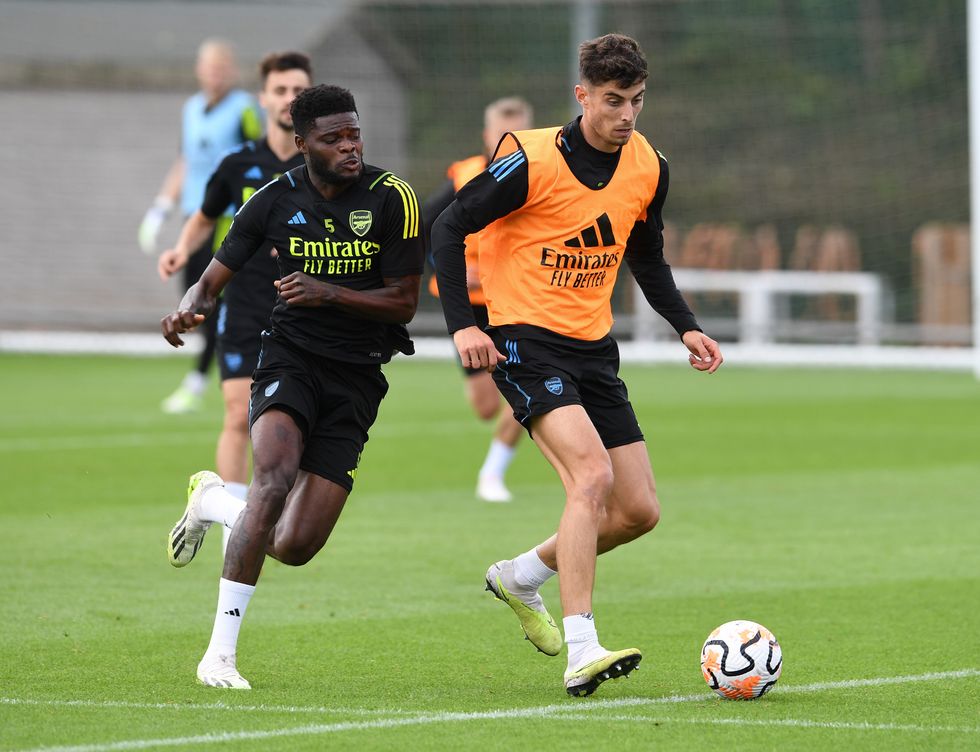 Thomas Partey and Kai Havertz