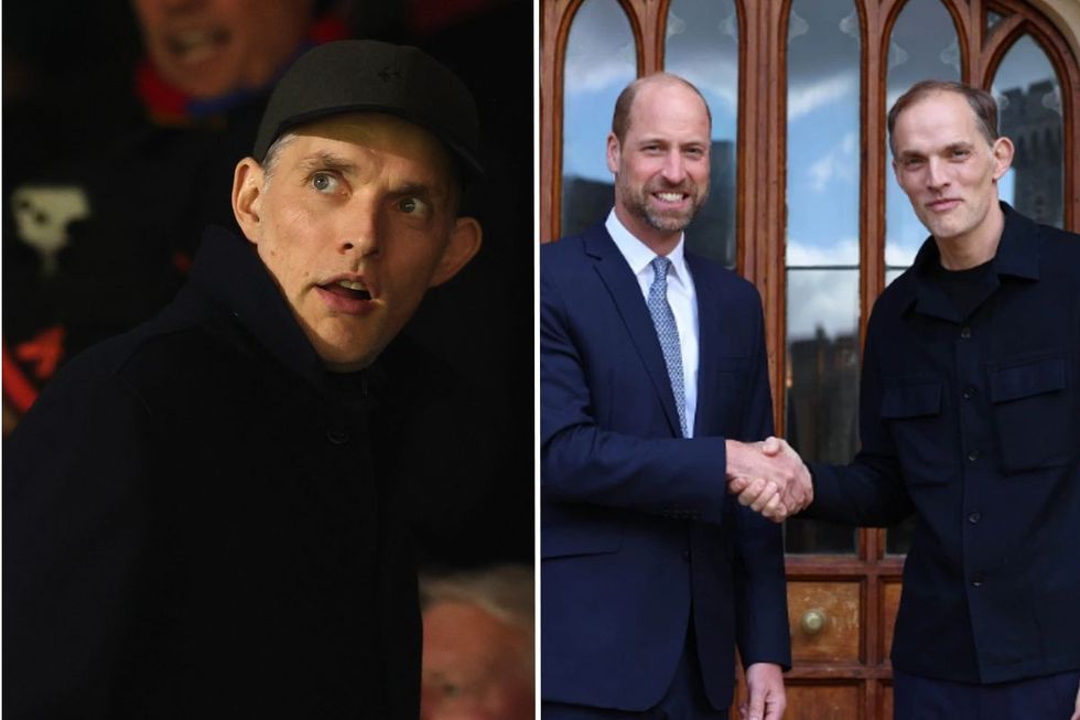 Thomas Tuchel and Prince William