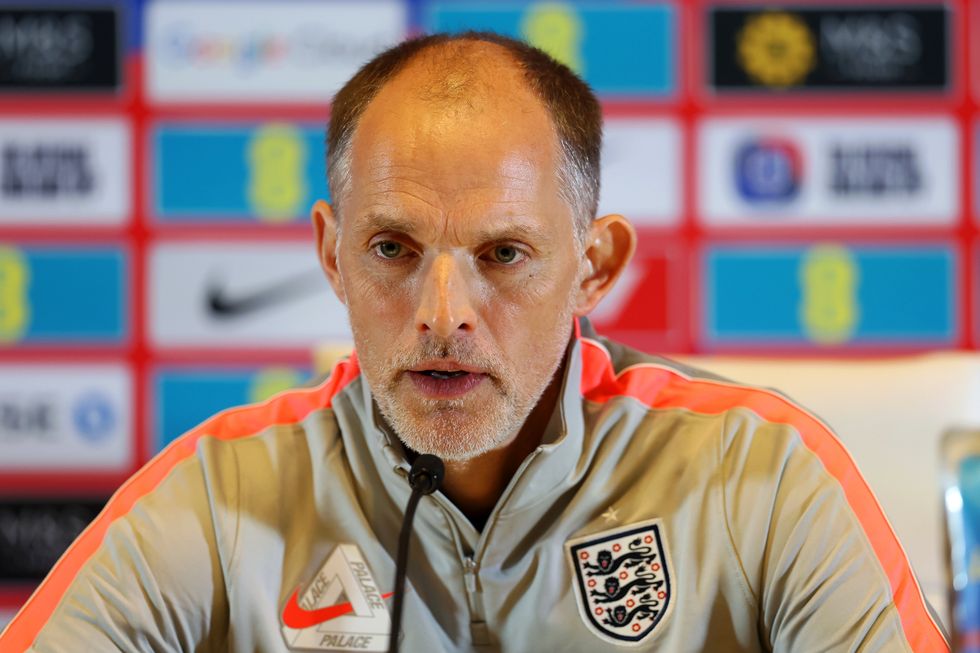 Thomas Tuchel has revealed there are no injury concerns in his England squad