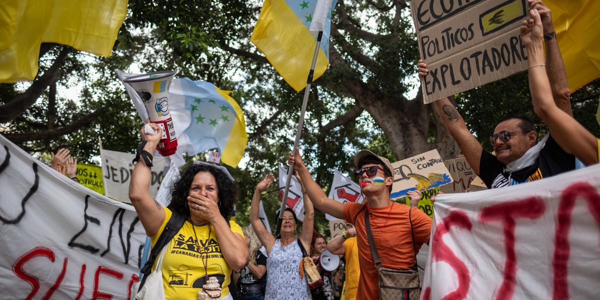 NextImg:Tenerife's anti-tourism protests are being led by a WELSHMAN as 'hypocrisy' sparks outrage
