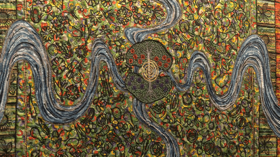Threads exhibition in Beverley Minster