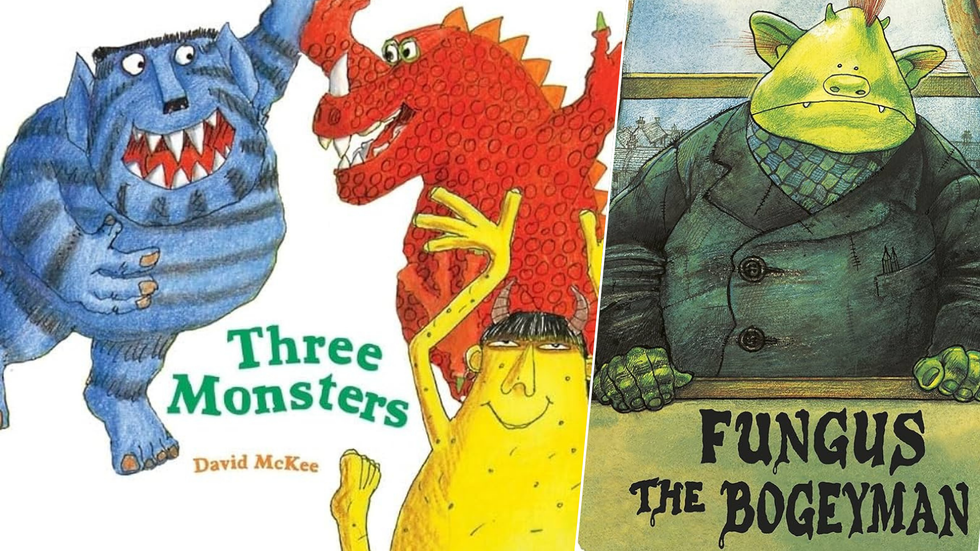 Three Monsters and Fungus the Bogeyman covers