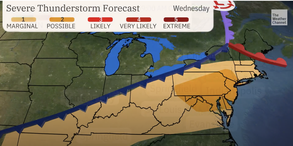NextImg:US weather: Southern 100F heat plume to trigger 75mph ‘monsoon-like’ deluge