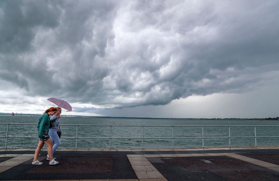Thunderstorms are due across northern England.