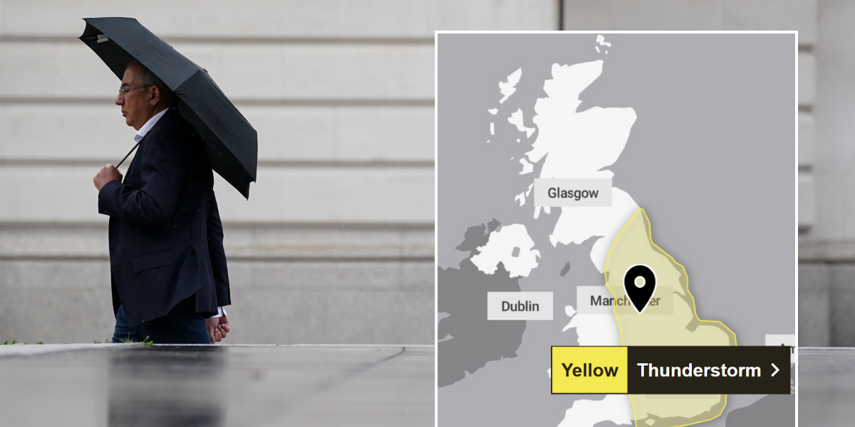 UK weather: Thunderstorms batter Britain as five-day 30C deluge sparks Met Office warnings