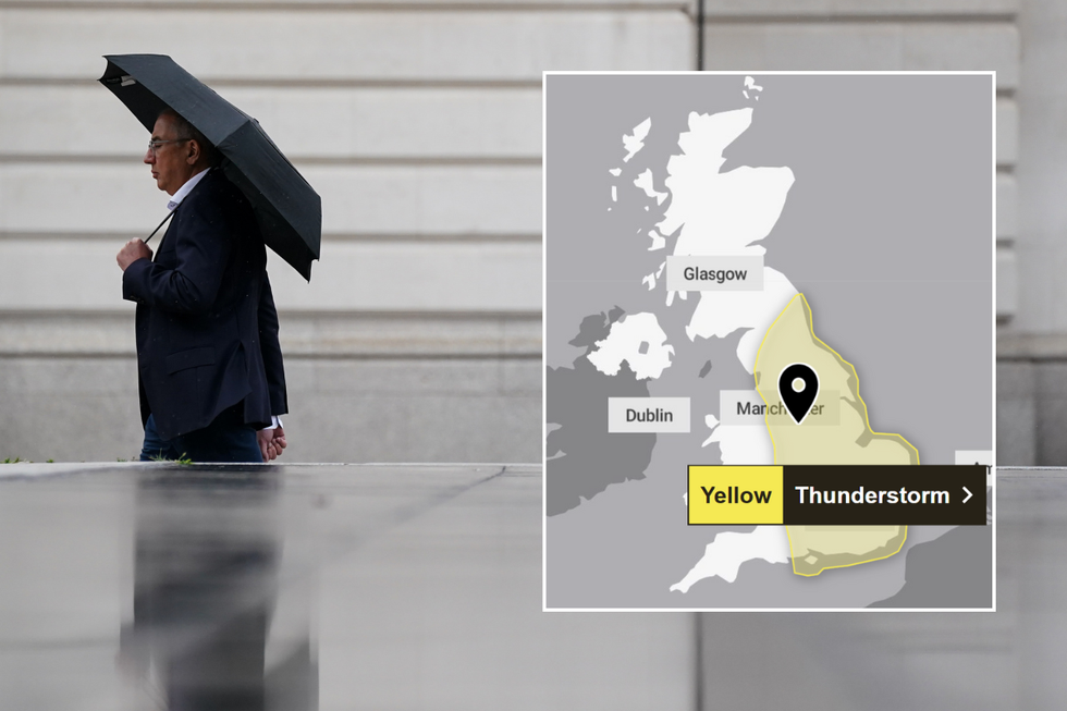 Thunderstorms are set to hit the country
