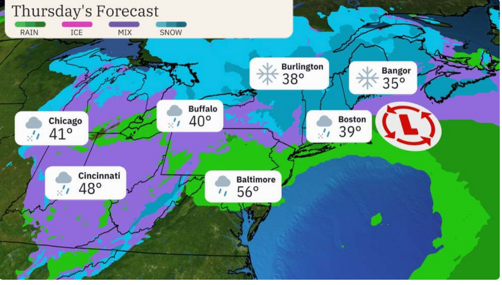 Thursday's forecast