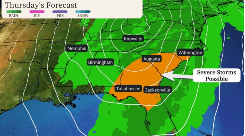 Thursday's forecast