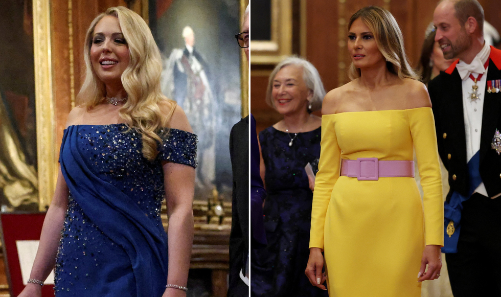 Tiffany Trump and Melania Trump