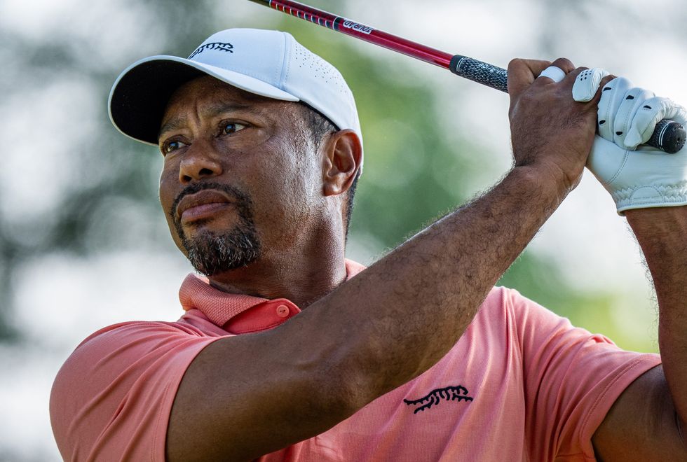 Tiger Woods admitted the course is playing much longer