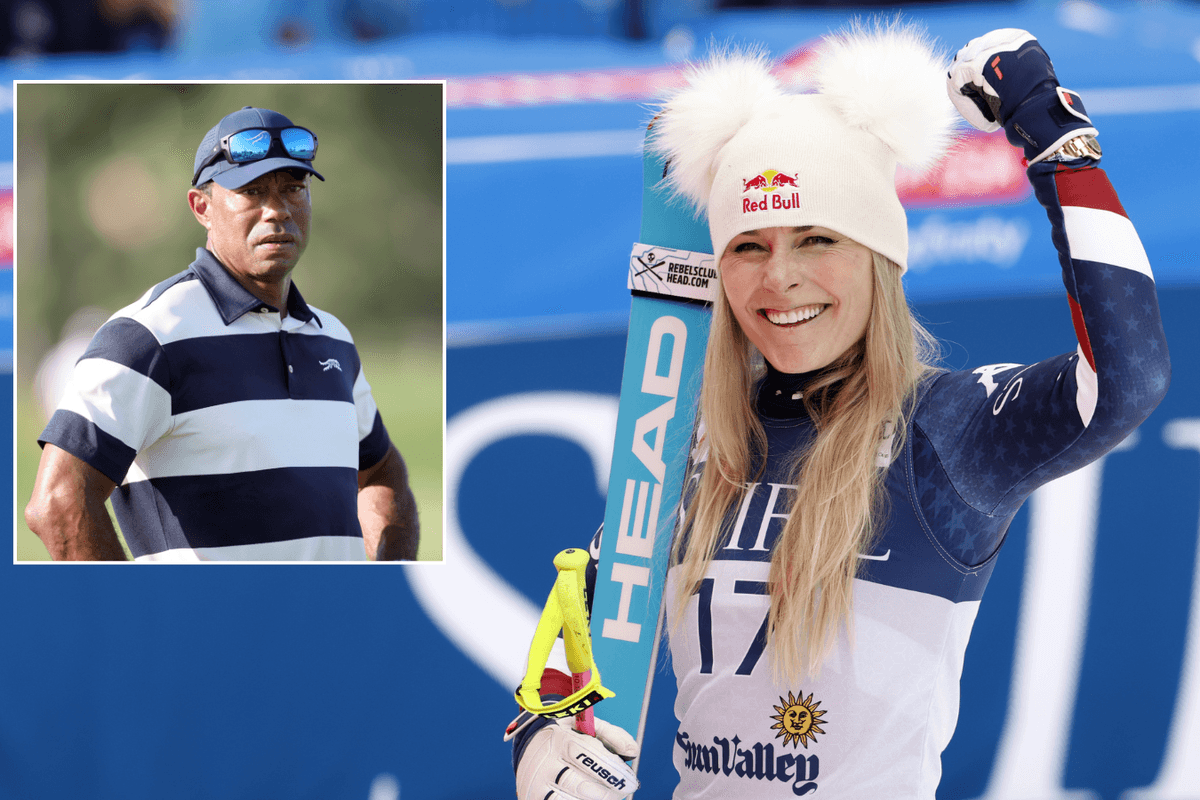 Tiger Woods and Lindsey Vonn