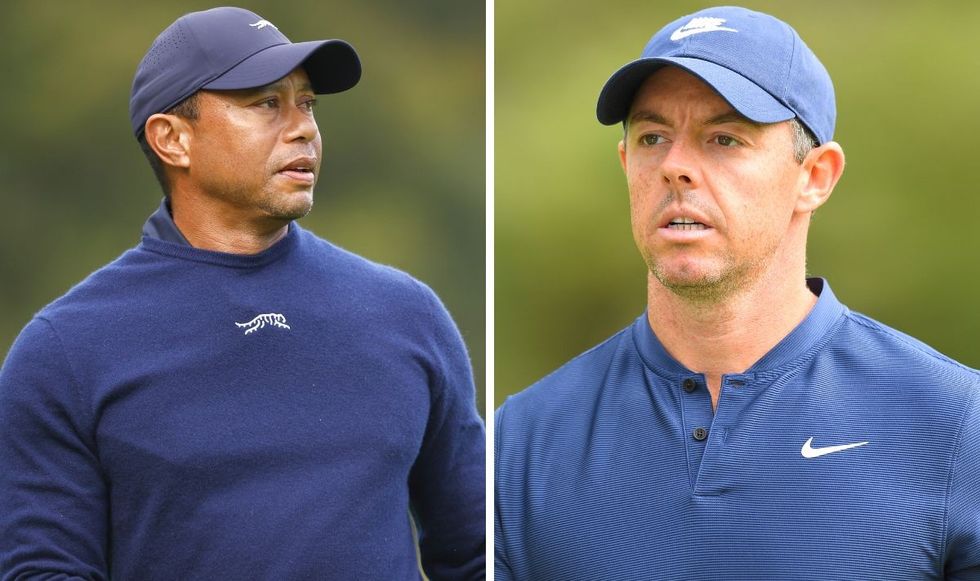 Tiger Woods and Rory McIlroy