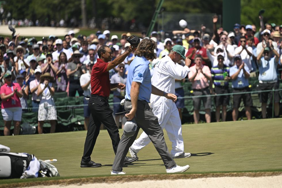 Tiger Woods completed four rounds at a tournament for the first time in over a year