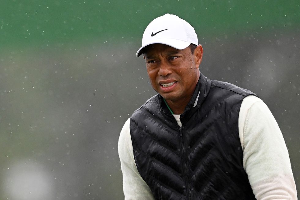 Tiger Woods ended up withdrawing from last year's Masters
