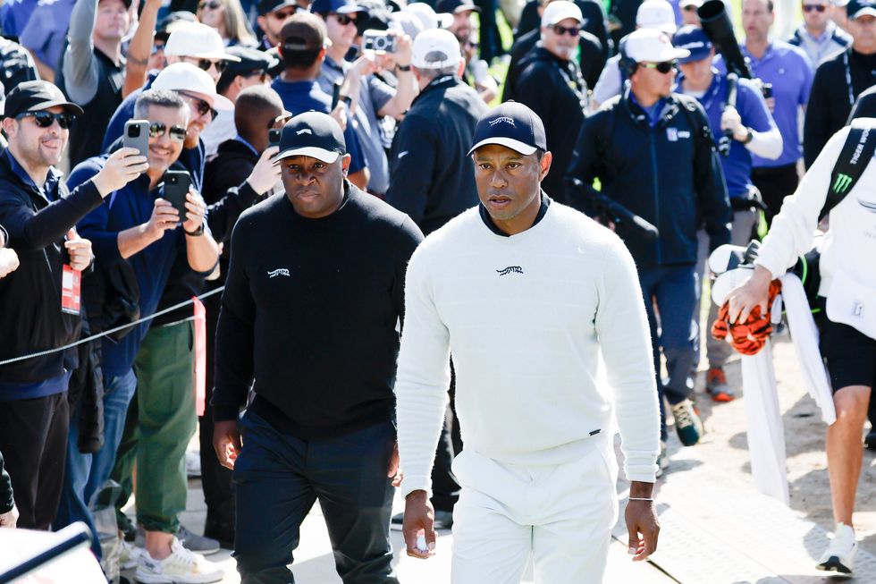 Tiger Woods was playing his first event of 2024