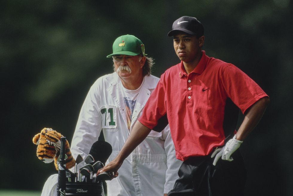 Tiger Woods won the Masters in 1997 when working with Hughes Norton