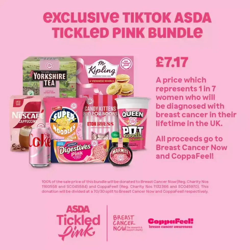 TikTok Asda Tickled Pink Bundle