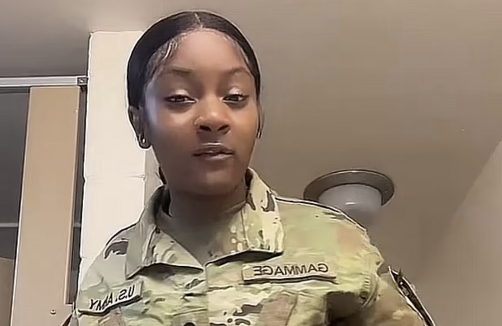 Tiktok influencer in the US army