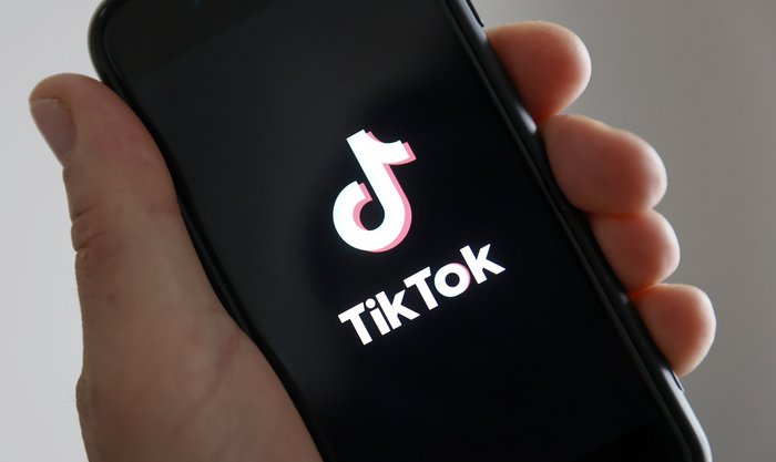 TikTok on phone