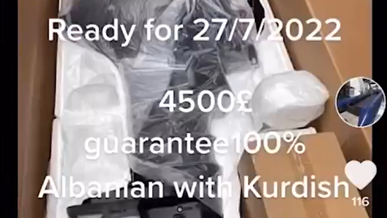 TikTok people smuggler adverts