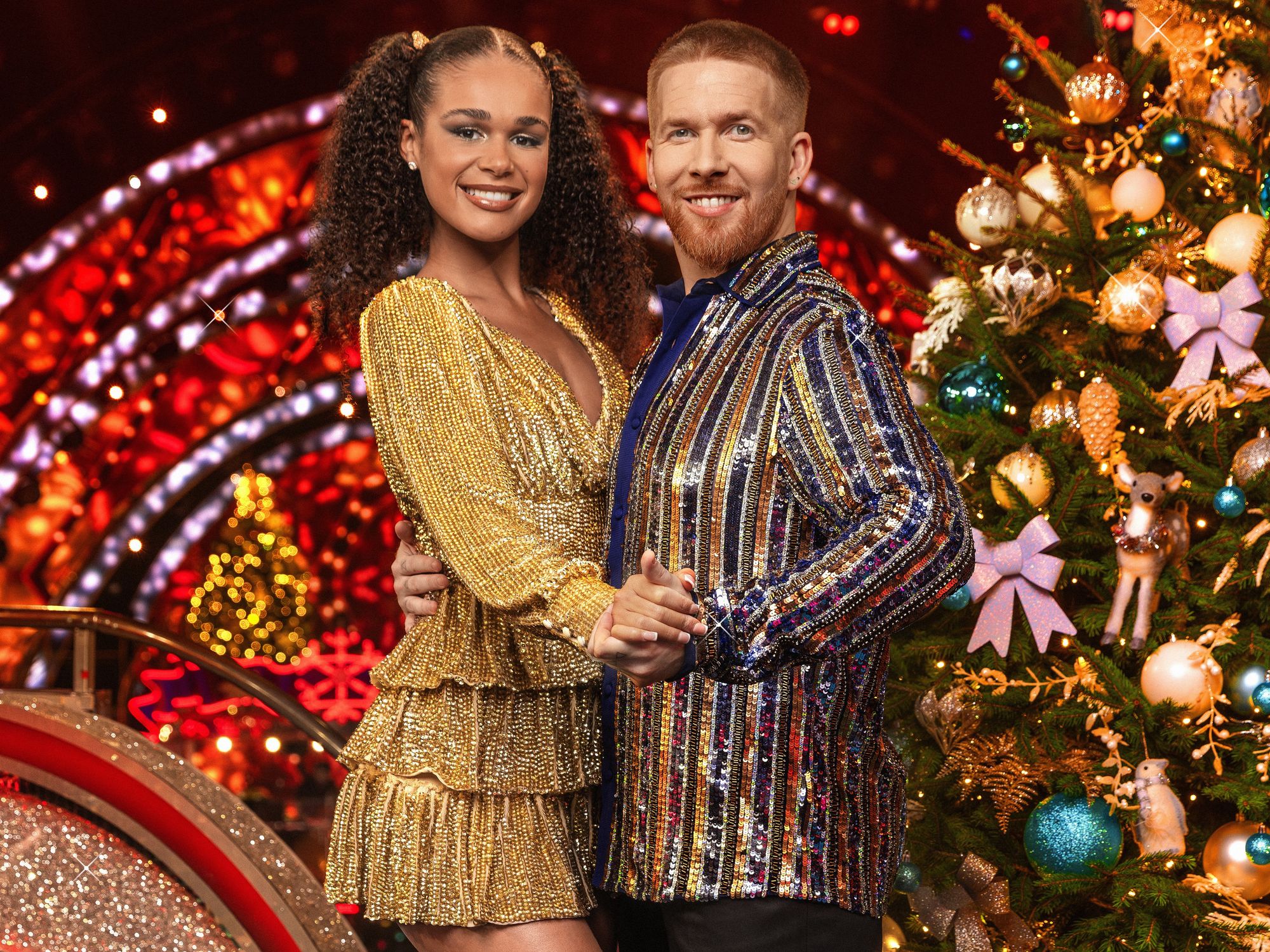 Tillie Amartey and Neil Jones