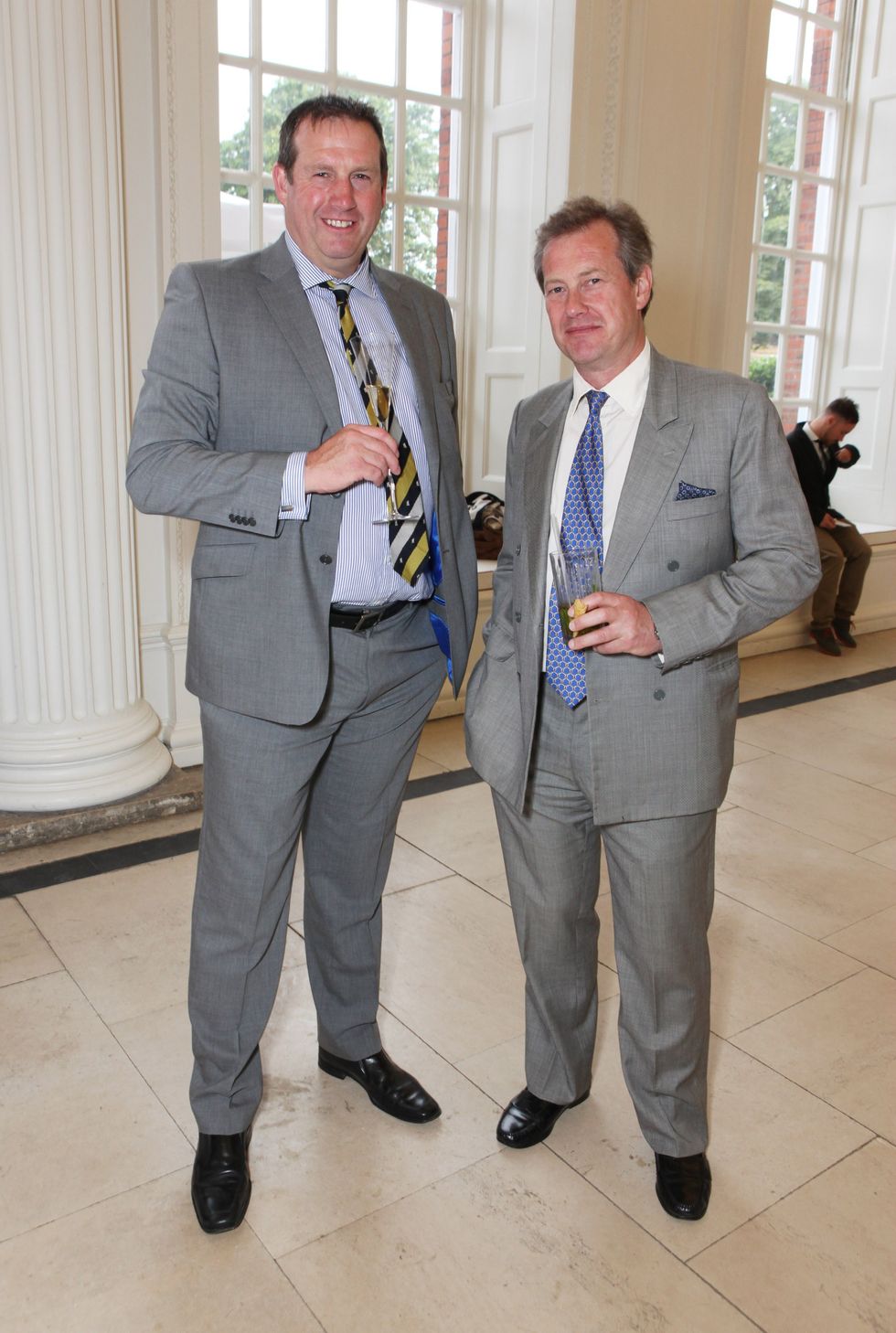 Tim Munton (L) and Lord Ivar Mountbatten attend the drinks reception hosted by Dockers, the San Francisco based apparel brand, at Kensington Palace