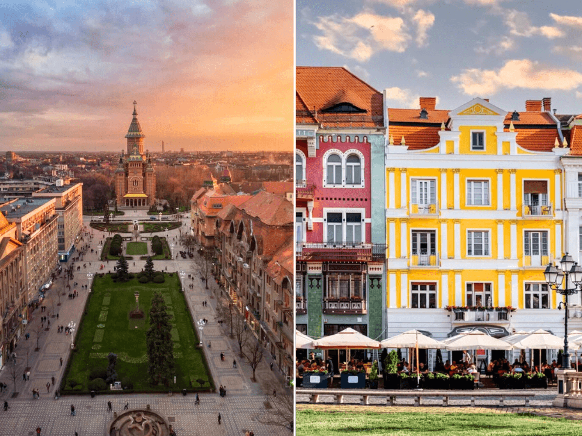 Timișoara Victoriei Square Romania / Timișoara, Romania