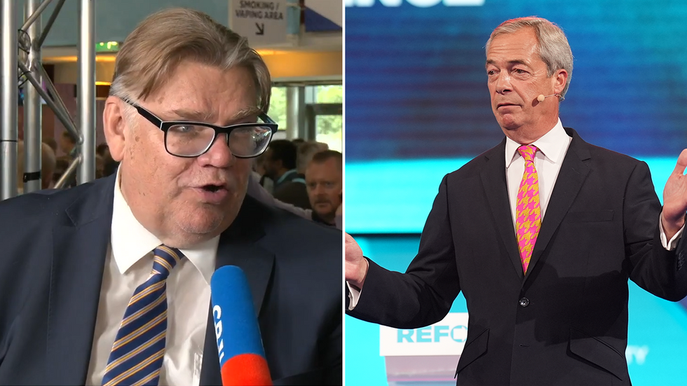 Timo Soini and Nigel Farage