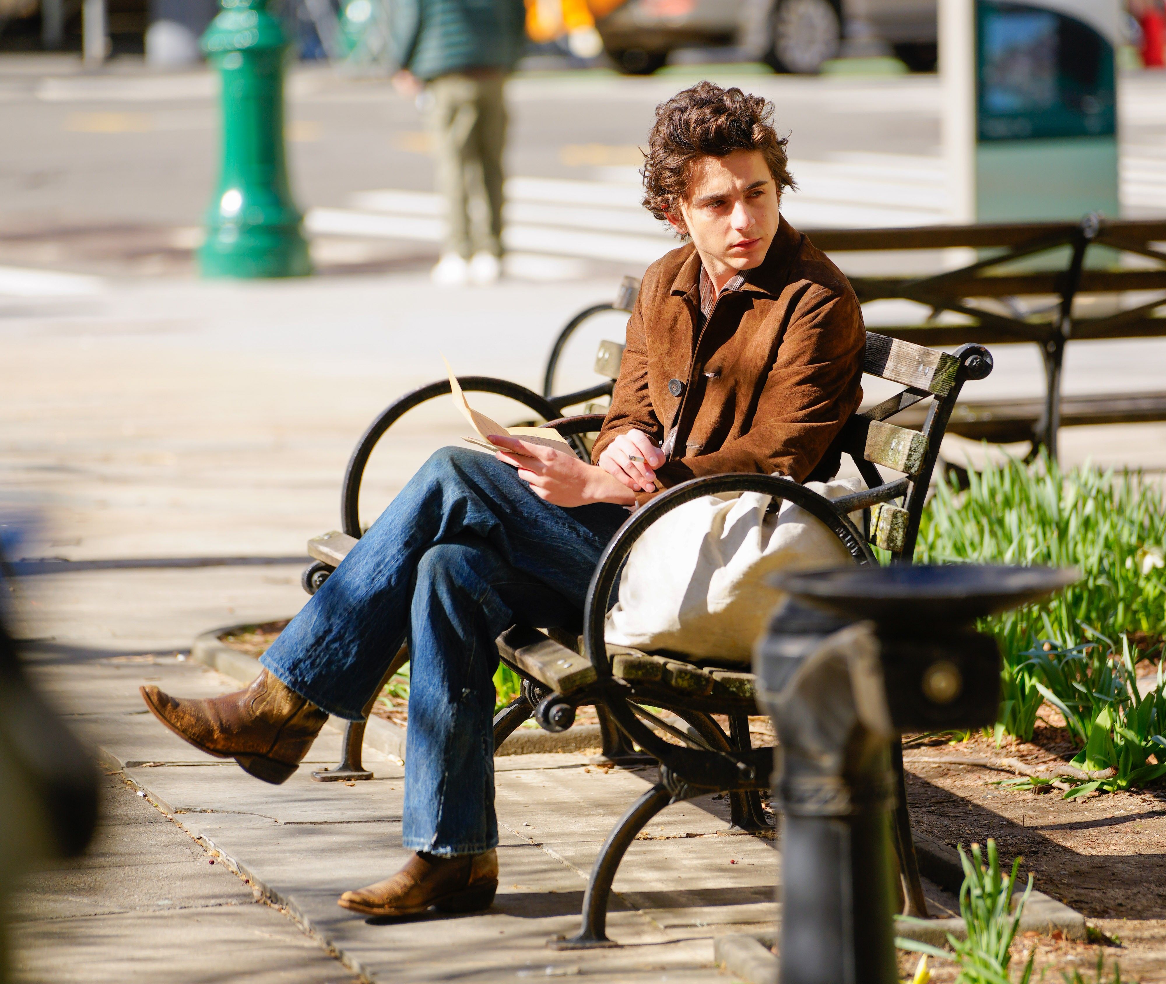 Timothee Chalamet as Bob Dylan