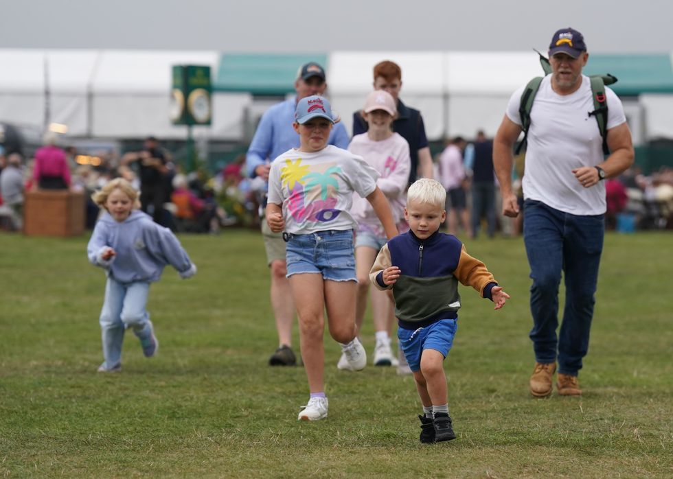 Tindall family at Burghley
