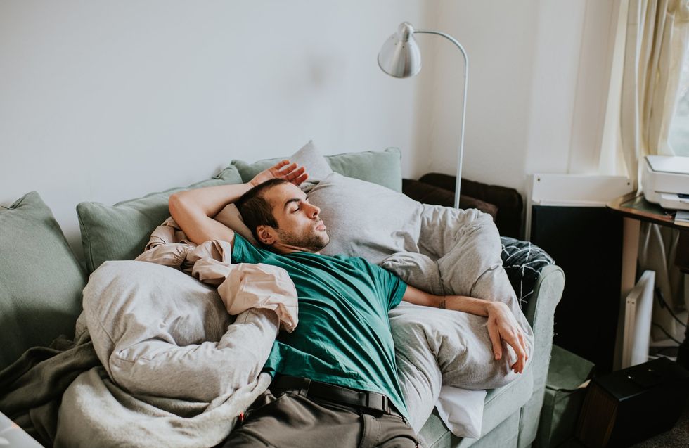 Um homem cansado