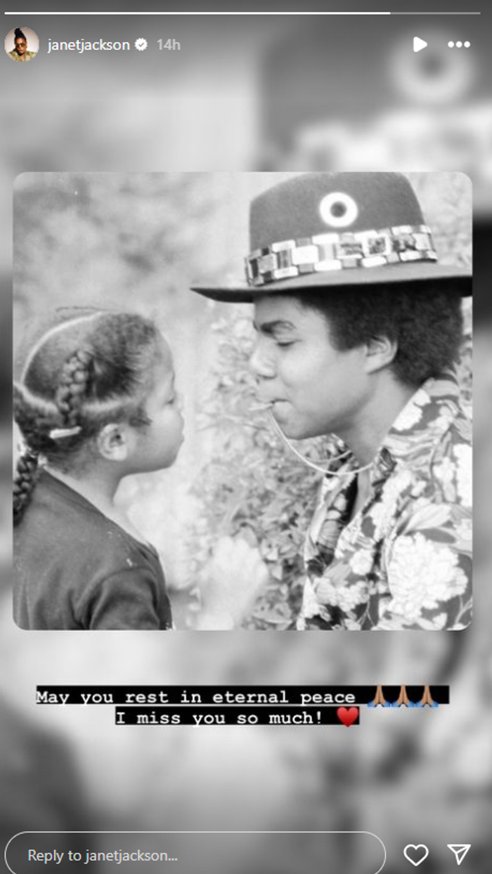 Tito Jackson was honoured by his sister Janet
