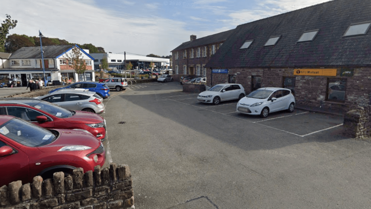 Tiverton Place Car Park in Abergavenny