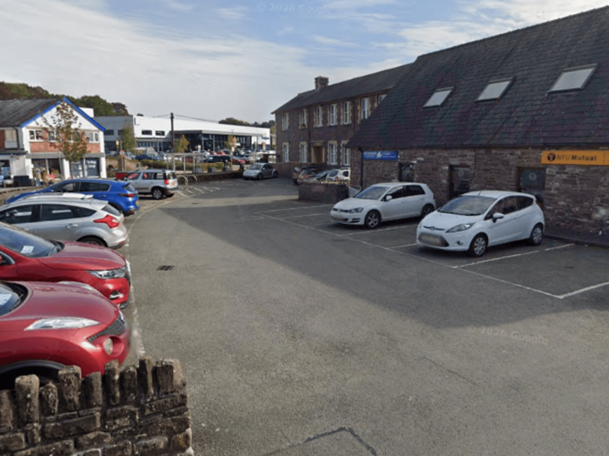 Tiverton Place Car Park in Abergavenny