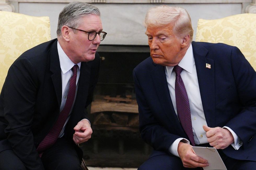 Tnsions between Washington and London have grown since Sir Keir struck an unusual working relationship with the Republican President