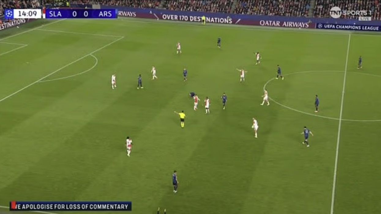 TNT Sport apologises to viewers over Arsenal coverage during crucial Champions League clash