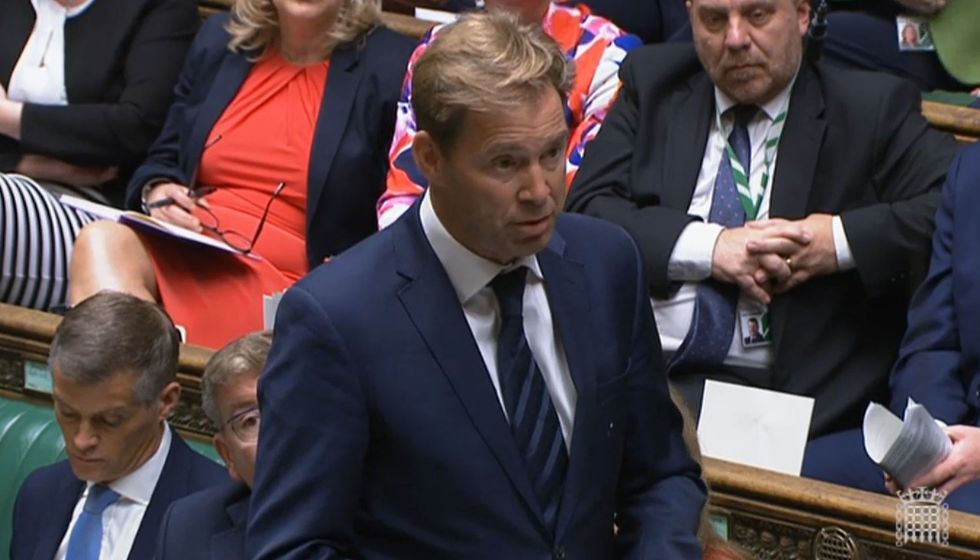 Tobias Ellwood speaking in Parliament