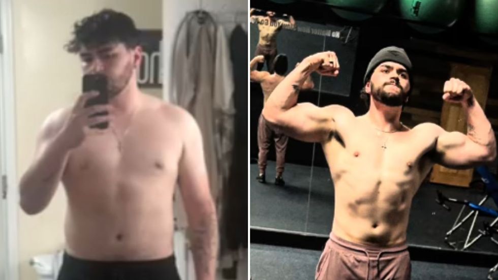 Tobias' weight loss transformation