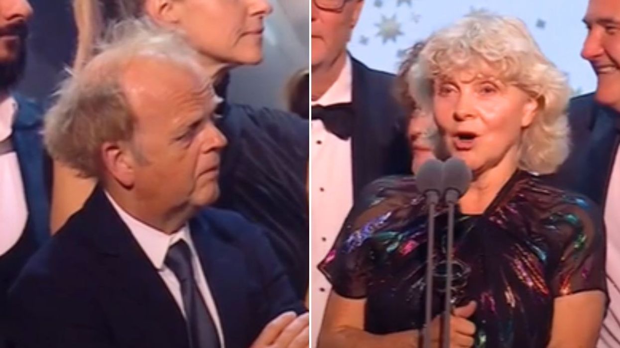 Toby Jones and Jo Hamilton