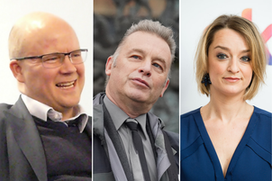 TOby Young, Chris Packham, Laura Kuenssberg