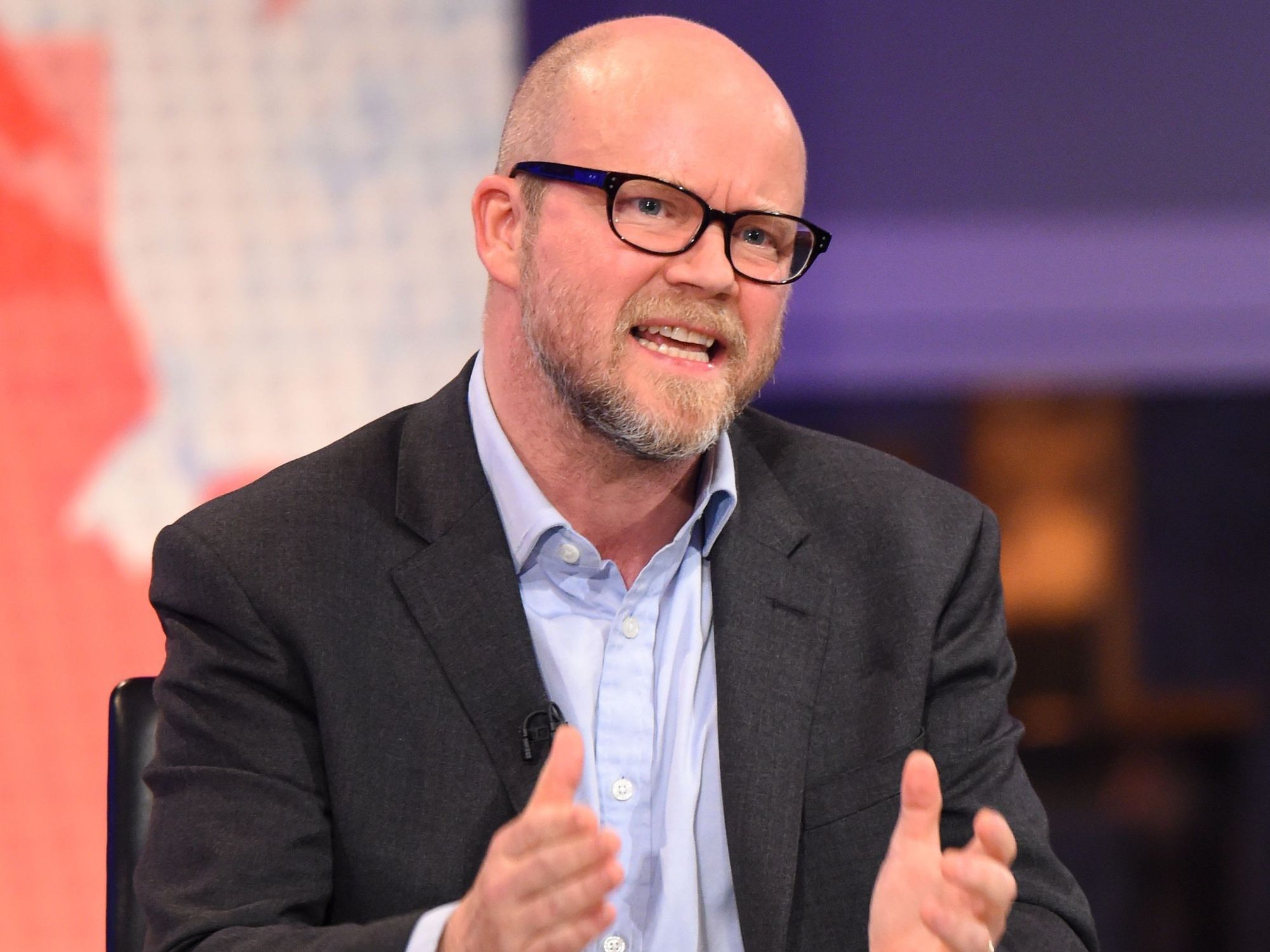 Toby Young during the Channel 4 EU referendum debate.