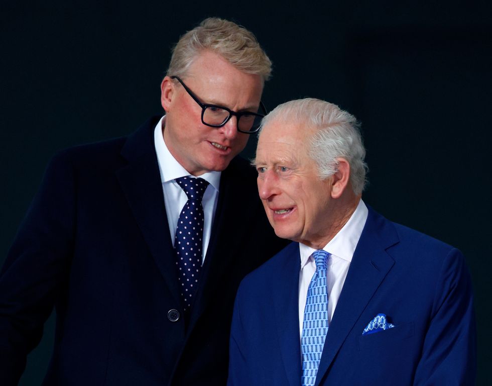 Tobyn Andreae and King Charles