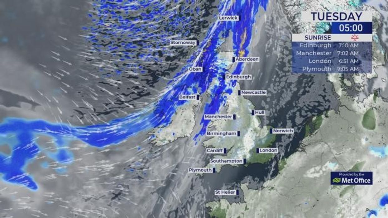 UK weather: Iceland storm to bring heavy rain and the risk of snow to Britain this weekend