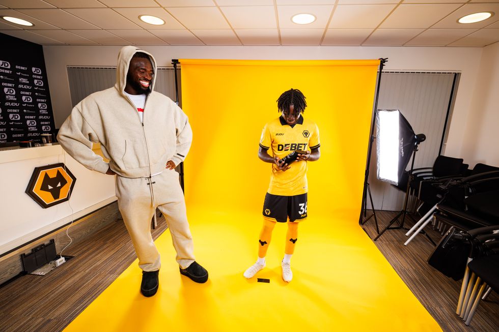 Tolu Arokodare and Mateus Mane pictured earlier this season