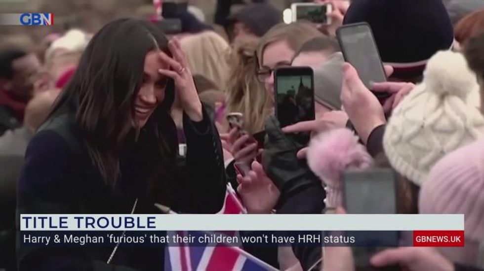 Meghan Markle and Prince Harry ‘furious’ as Archie and Lilibet not expected to get HRH status