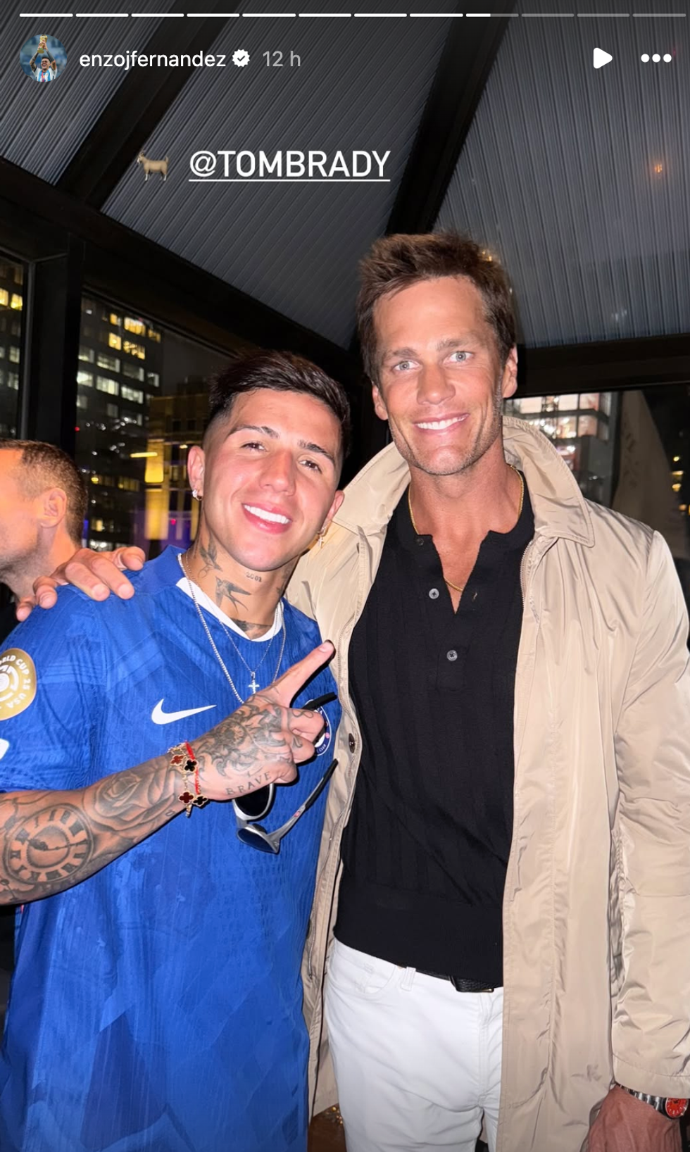 Tom Brady, Enzo Fernandez