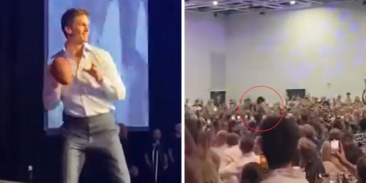 NextImg:Tom Brady sends fans wild as NFL icon throws a dime to rugby star - 'He's still got it'
