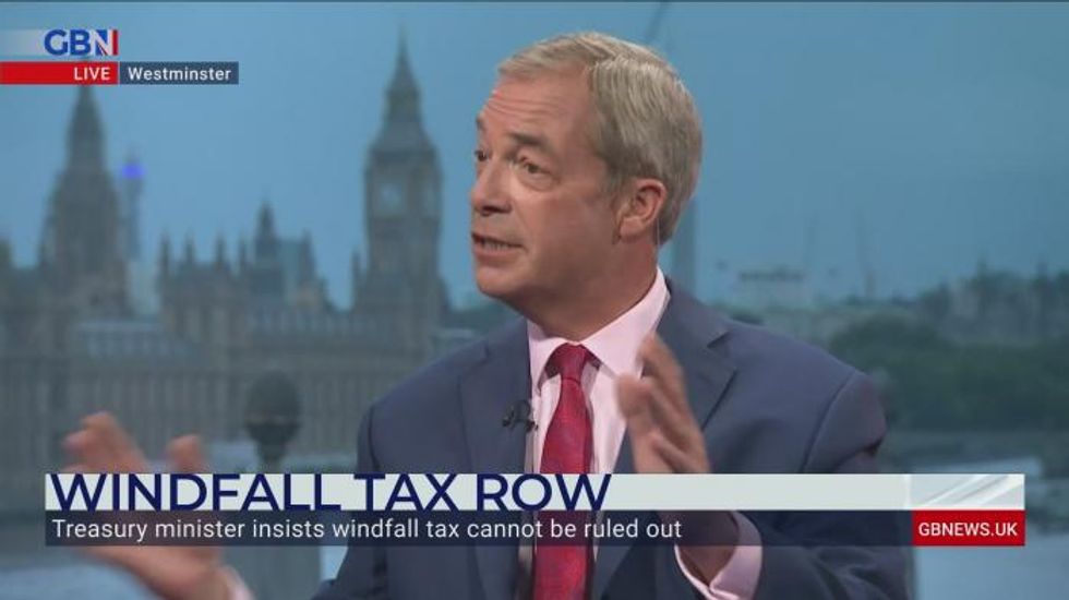 Nigel Farage guest calls for windfall tax to ease cost-of-living crisis: 'Taxman pays BP and Shell a refund every year'