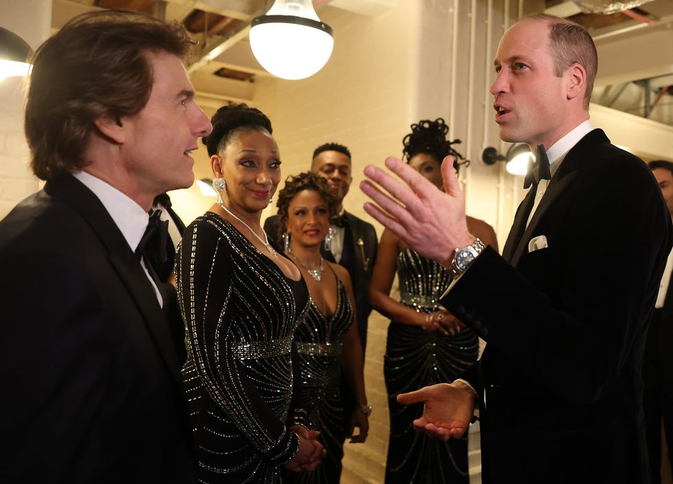 Tom Cruise and Prince William