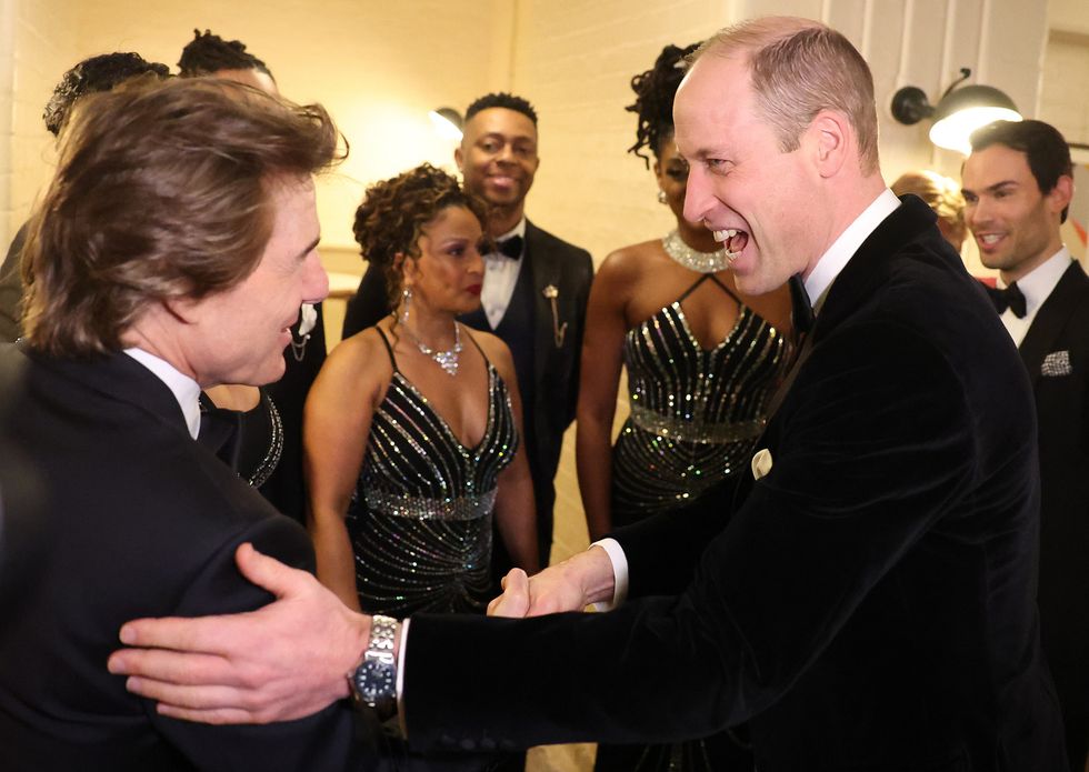 Tom Cruise and Prince William